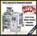 Multi lines ketchup hone butter shampoo filling and packing machine
