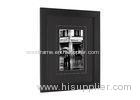 MDF Gallery simple wooden photo frames In Pure Solid Black Finishing One 8x12 Opening