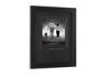 Solid Black Color MDF Photo Gallery Frames With Double Mats Construction
