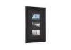 Vertical Three Openings 4x6 Matted Wooden Collage Frames / Small Collage Photo Frames