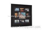 Large Size Nine Multi Wooden Collage Frames In Pure Solid Black Color MDF Materials