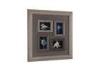 Hanging picture frames on wall without nails In Mixed Antique Grays Finishing