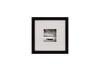 Floating Matted High Glossy Black wood photo frames Hung on the wall for home decor