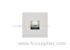 Single Opening Square Gallery simple wood picture frame In Piano Glossy White Finishing