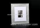 Single Opening 4x6 Matted Collages Photo Frame In Washed White Finishing