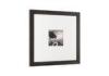 One 10x10 Matted Wooden Gallery Picture Frame In Washed Black Color