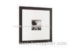 One 10x10 Matted Wooden Gallery Picture Frame In Washed Black Color