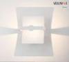 Simple 3W LED Indoor Wall Light With Pure Aluminum Body Warm White