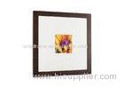 A Single Opening 10x10 Wooden Gallery Photo Frame In Washed Brown Finishing