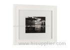 4x6 Matted 6x8 Single Opening Gallery Photo Frame In Solid White Finishing