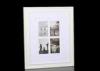 Contemporary Four Openings Matted 4x6 Collage Photo Frames In Pure White And Simple Profile