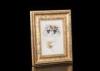 Antique Gold Finishing 5x7 Tabletop Photo Frame With Big MDF Foiled Board