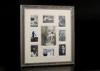 Wooden Nine Multi Opening 4x4 Collage Photo Frame In Washed Natural Finishing