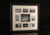 Mixed Nine Openings MDF Collage Photo Frame In Distressed Black Finishing