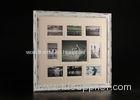 Mixed Nine Openings MDF Collage Photo Frame In Distressed Black Finishing