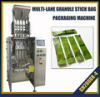 Multi-lane coffee sachet packing machine