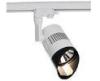 White / Black / Silver Indoor Track Lighting for Exhibition Citizen COB 30W CRI85 1600lm