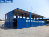 Modular container house for refugee camp