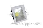 Indoor Square 30W COB LED Downlight Dimmable Long Lifespan For Office / Workshop
