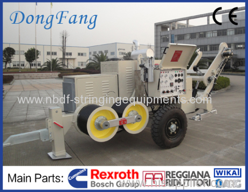 220KV Overhead Line Conductor Stringing Equipment 9 ton puller with 7 ton tensioner