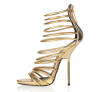 Mulheres strappy ladies high heels