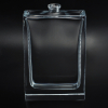 Transparent rectangle glass perfume bottles for personal care