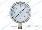 100mm 304 Bayonet type stainless steel pressure gauge with 1/2 connector