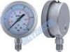 Shockproof stainless steel Welding pressure gauge 30inHg through 15000psi