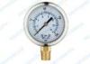 2.5 Inch Liquid Pressure Gauge / Glycerin pressure gauge with bayonet bezel