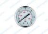 50mm Blow out disc in pressure gauge with steel chrome case and bezel with 1/4