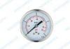 2.5 Inch Back dry pressure gauge with case and connector in chrome without oil