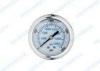 Accurate 2.5 Hydraulic pressure gauge Manometer crimp type back connection