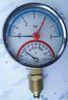 3 Inch Bottom steel case Temperature pressure gauge with 1/2 inch connector