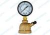 Brass reducer air valve dry pressure gauge with a 2 inch bottom