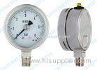Shockproof welding pressure gauge with 63mm bottom and stainless steel case and tube