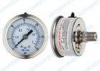 Movement sealing 63mm back stainless steel pressure gauge with crimp bezel