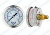 63mm Back movement liquid filled manometer with stainless steel and brass material