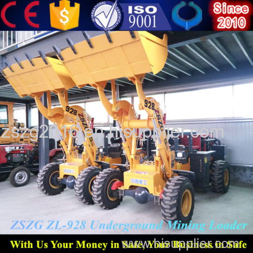 underground mining equipment 4WD coal mine wheel loader 