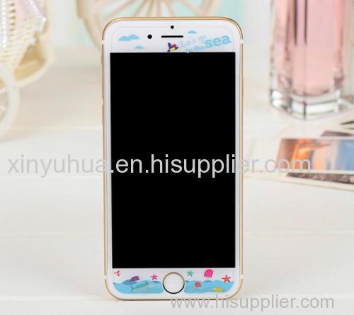 cartoon pattern tempered glass screen protector mobile phone accessories