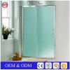 Shower Sliding Doors Aluminum Framed Frosted Glass For Bath