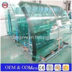 Laminated Tempered Curved Tinted Glass Curtain Walls