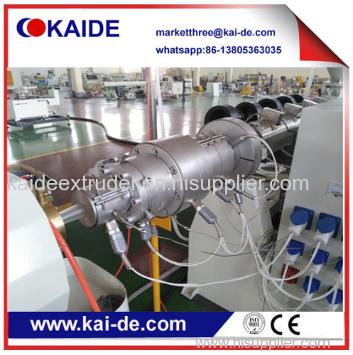 Pipe extrusion line for HDPE pipe 50m/min China supplier KAIDE