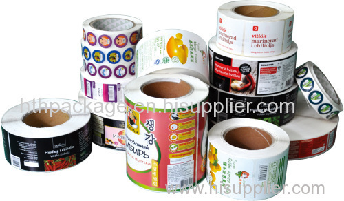 Good Quality Glossy Laminated Clear Sticker Printing
