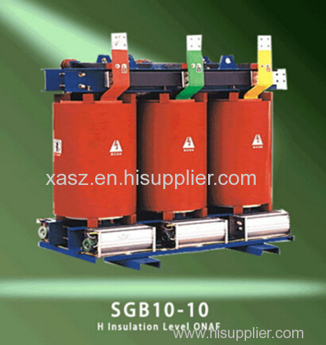 SCB10 series 6-15KV dry type 3 phase epoxy resin electrical power transformer