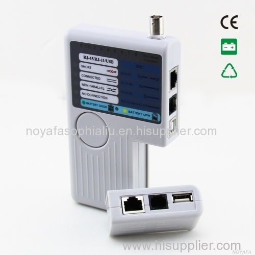 4 in 1 lan network cable telephone line coxical cable tester