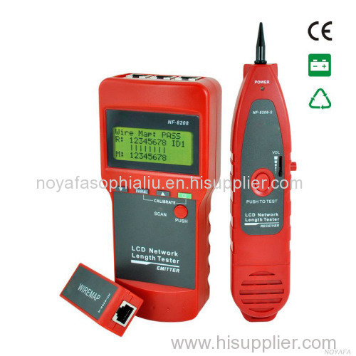 LCD network length tester