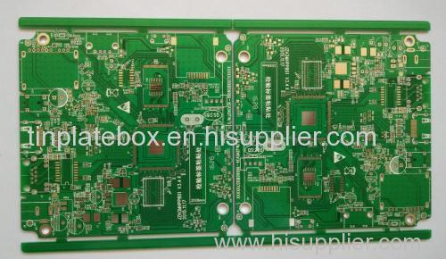 Immersion Gold double side Printed Circuits Board (PCB) with min.PAD in BGA area 12 mil for Tele-com Solution