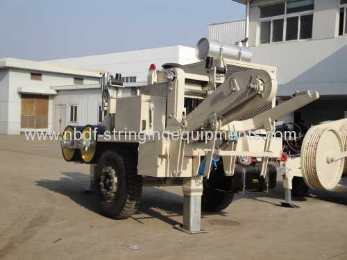 16 Ton Tension Stringing Equipment for 4 conductors
