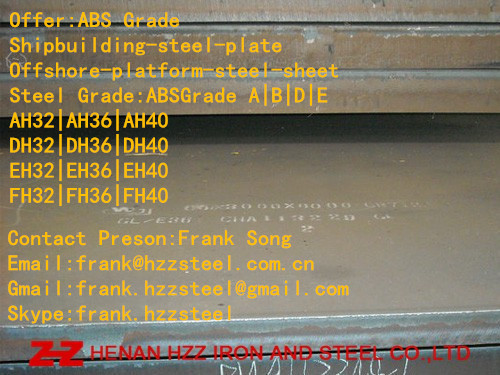 ABS AH40|ABS DH40|ABS EH40|ABS FH40|Shipbuilding Steel Plate|Offshore Steel Sheets