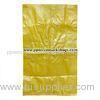 Yellow Woven Polypropylene Sugar Packing Bags Sacks Eco-friendly 25kg ~ 50kg